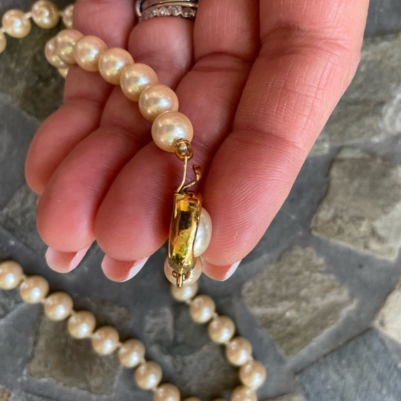 VTG Carolee 14K Gold plated pearl necklace - Picture 6 of 12